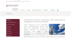 Desktop Screenshot of brh-rechtsanwaelte.de
